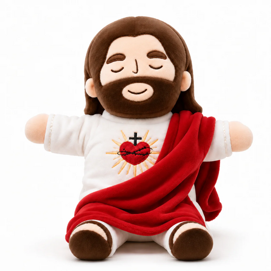 Peluche de Jesús que Abraza y Calma