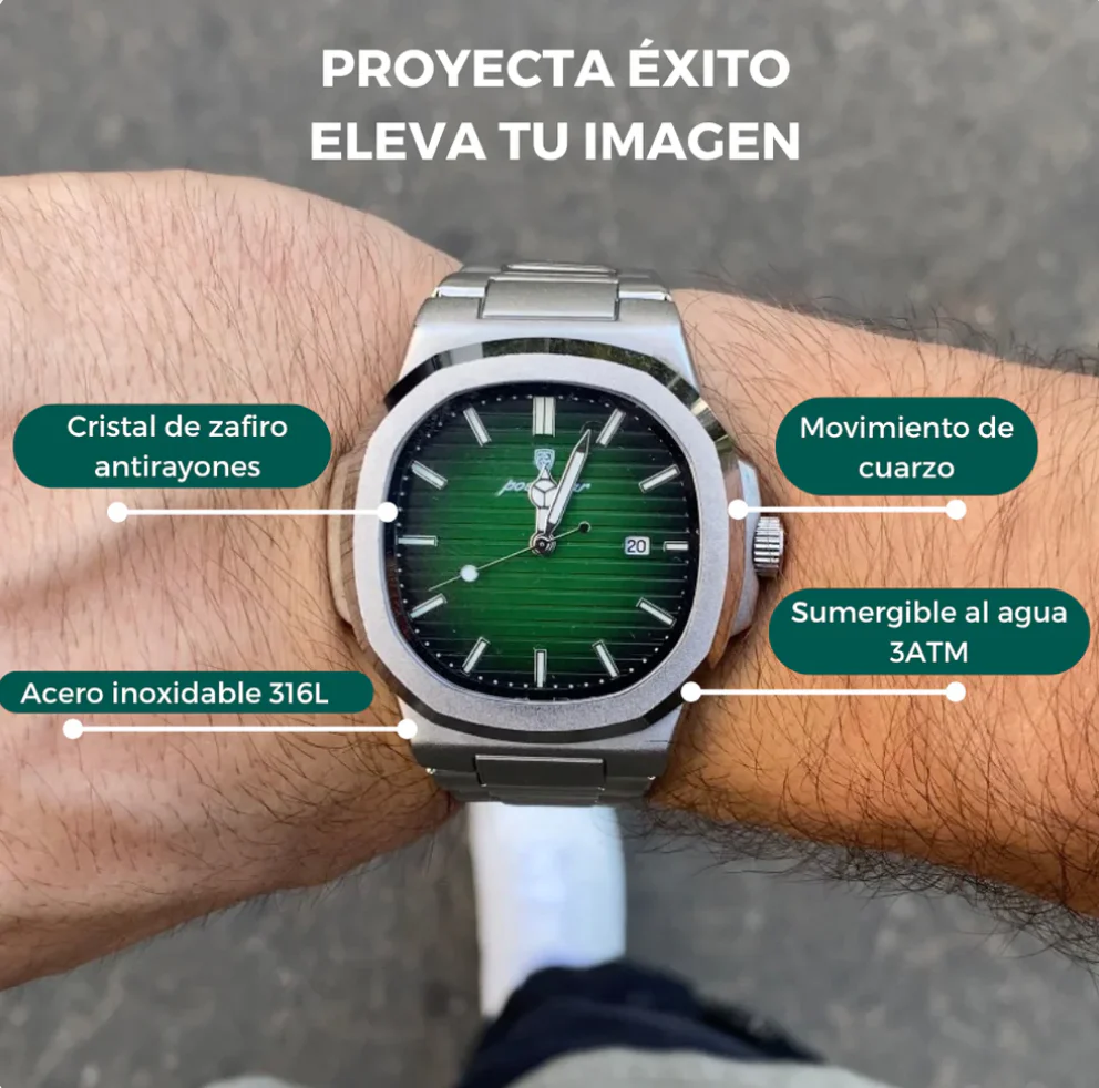 Reloj Poedagar 613 + Caja de Lujo